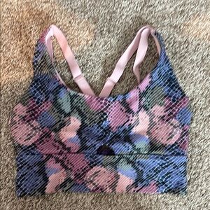 Lorna Jane Snake Print Sports Bra - M
